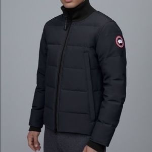 Canada Goose Woolford Black Down Bomber Jacket